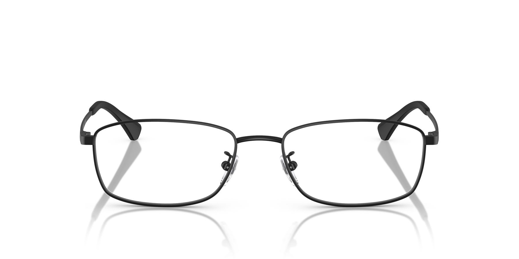 Occhiali da vista Emporio Armani EA 1169D (3001) colore nero opaco forma quadrato lenti lente demo