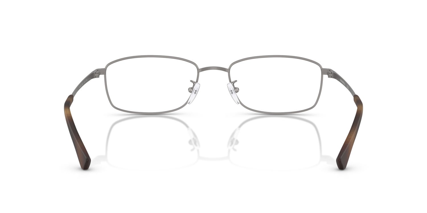 Occhiali da vista Emporio Armani EA 1169D (3003) colore gunmetal opaco forma quadrato lenti lente demo