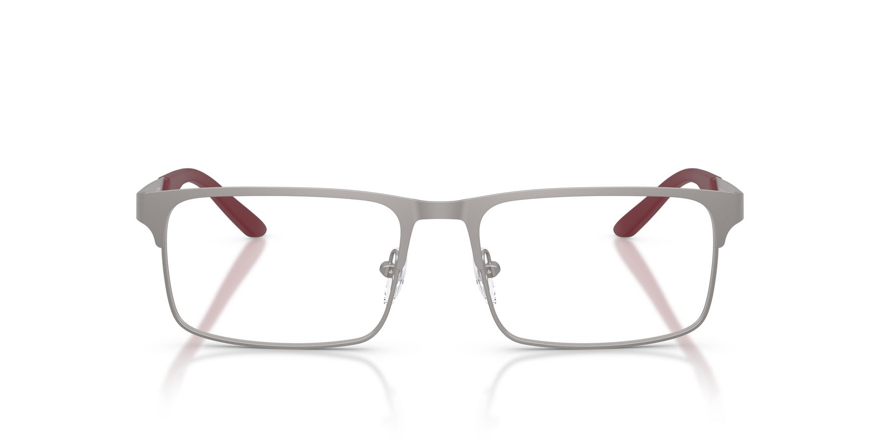 Occhiali da vista Emporio Armani EA 1170 (3003) colore gunmetal opaco forma rettangolare lenti lente demo