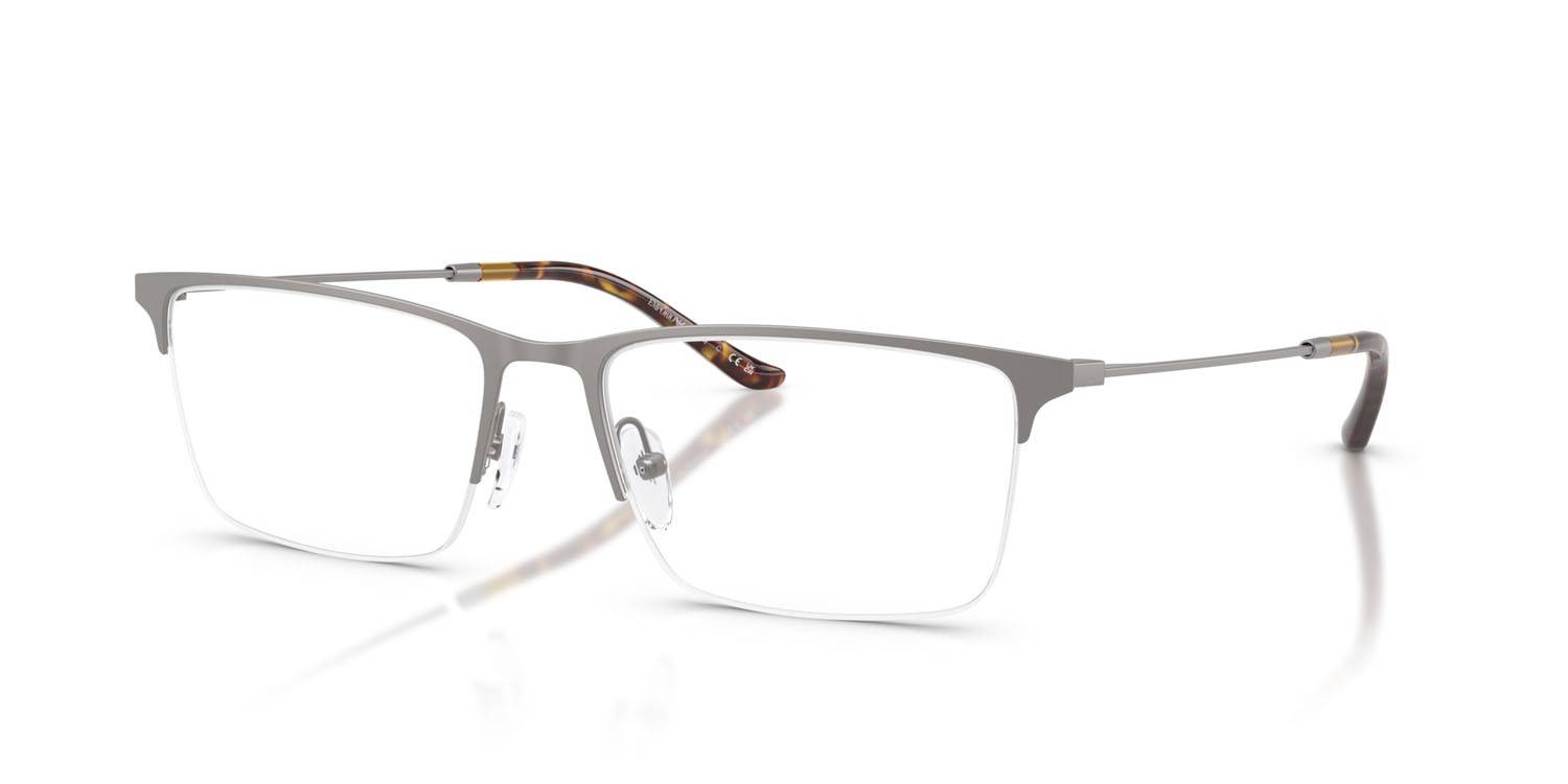 Occhiali da vista Emporio Armani EA 1171 (3003) colore gunmetal opaco forma rettangolare lenti lente demo