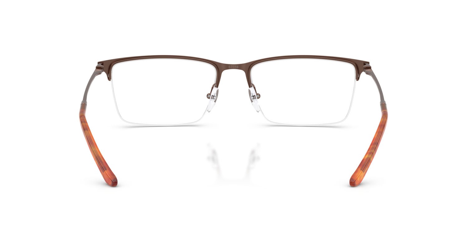 Occhiali da vista Emporio Armani EA 1171 (3004) colore bronzo opaco forma rettangolare lenti lente demo