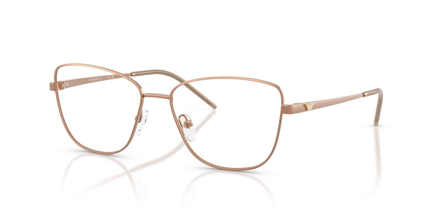 Eyeglasses Emporio Armani EA 1172 (3400) color tundra opaco shape irregular lenses lente demo
