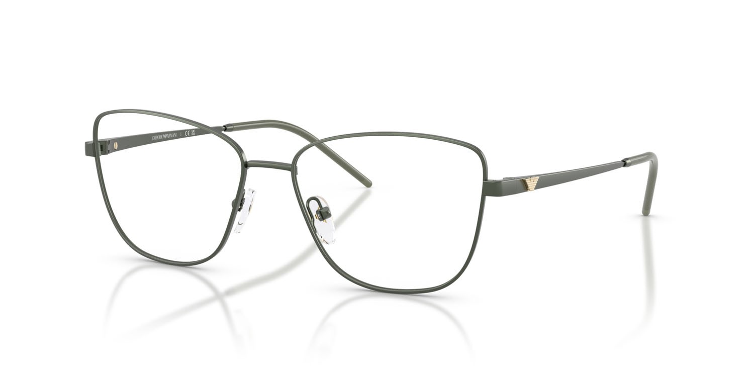 Eyeglasses Emporio Armani EA 1172 (3402) color agave opaco shape irregular lenses lente demo