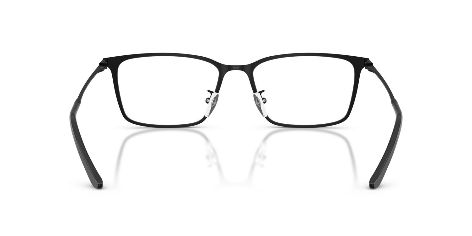 Occhiali da vista Emporio Armani EA 1173D (3001) colore nero opaco forma quadrato lenti lente demo