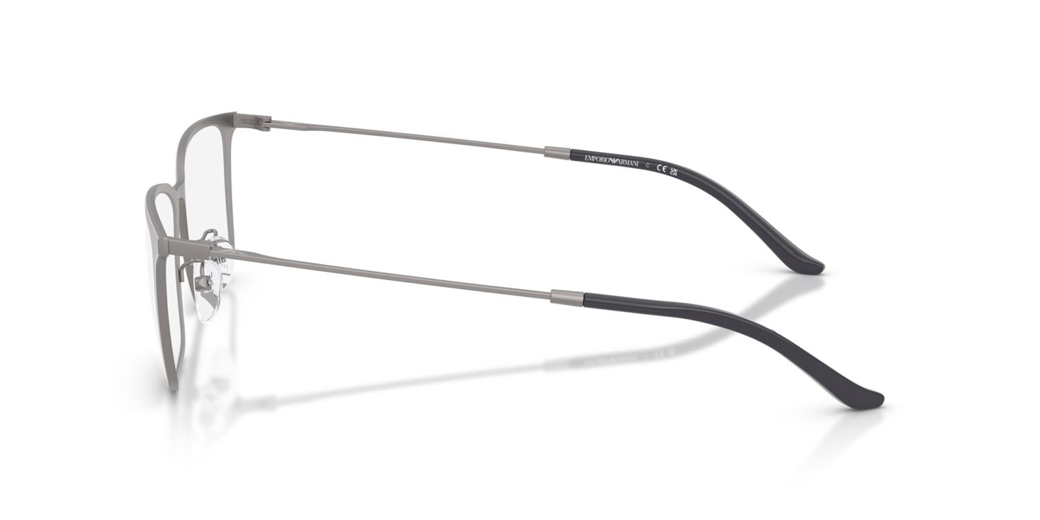 Occhiali da vista Emporio Armani EA 1173D (3003) colore gunmetal opaco forma quadrato lenti lente demo