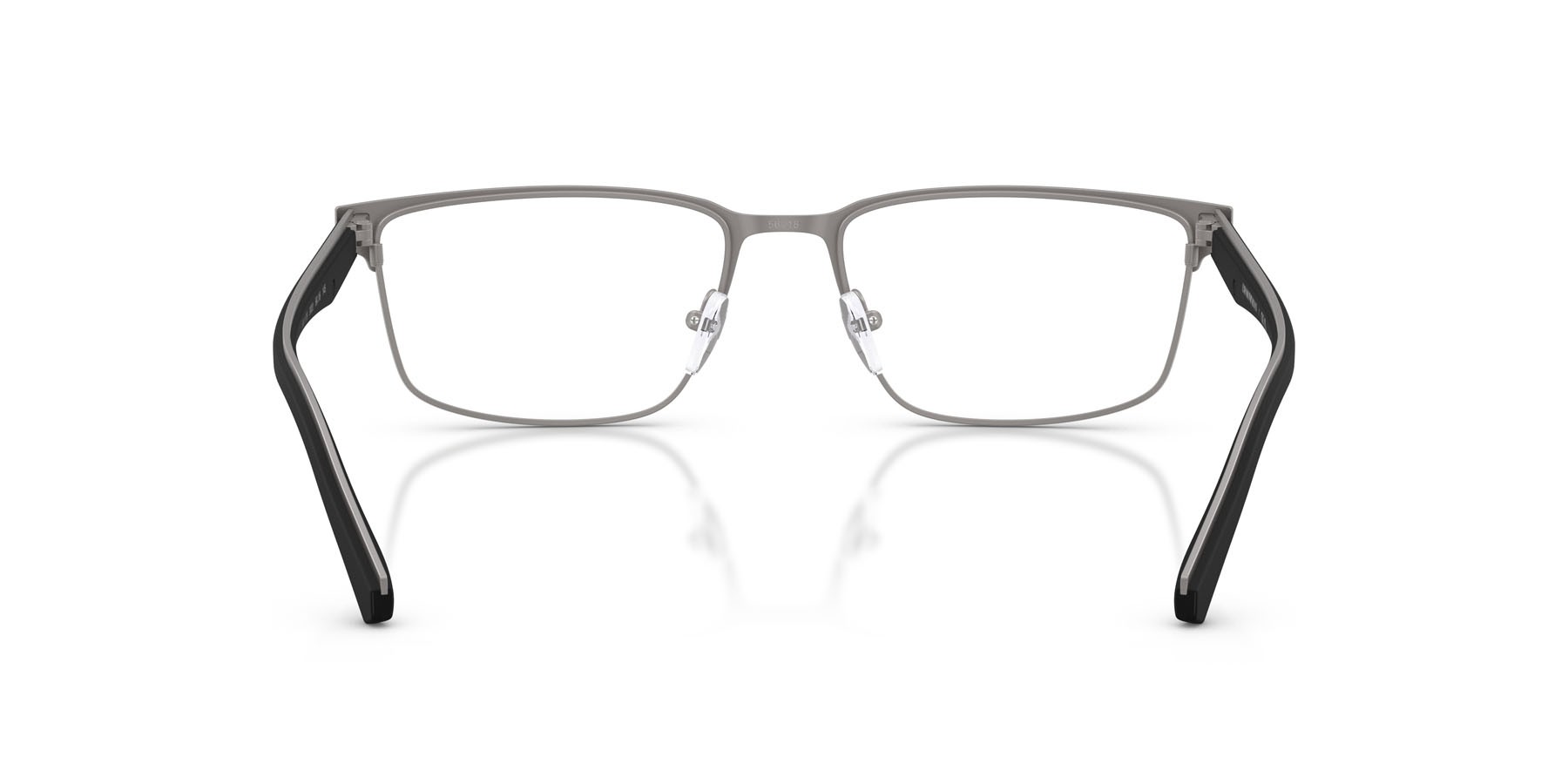 Occhiali da vista Emporio Armani EA 1175 (3003) colore gunmetal opaco forma rettangolare lenti lente demo