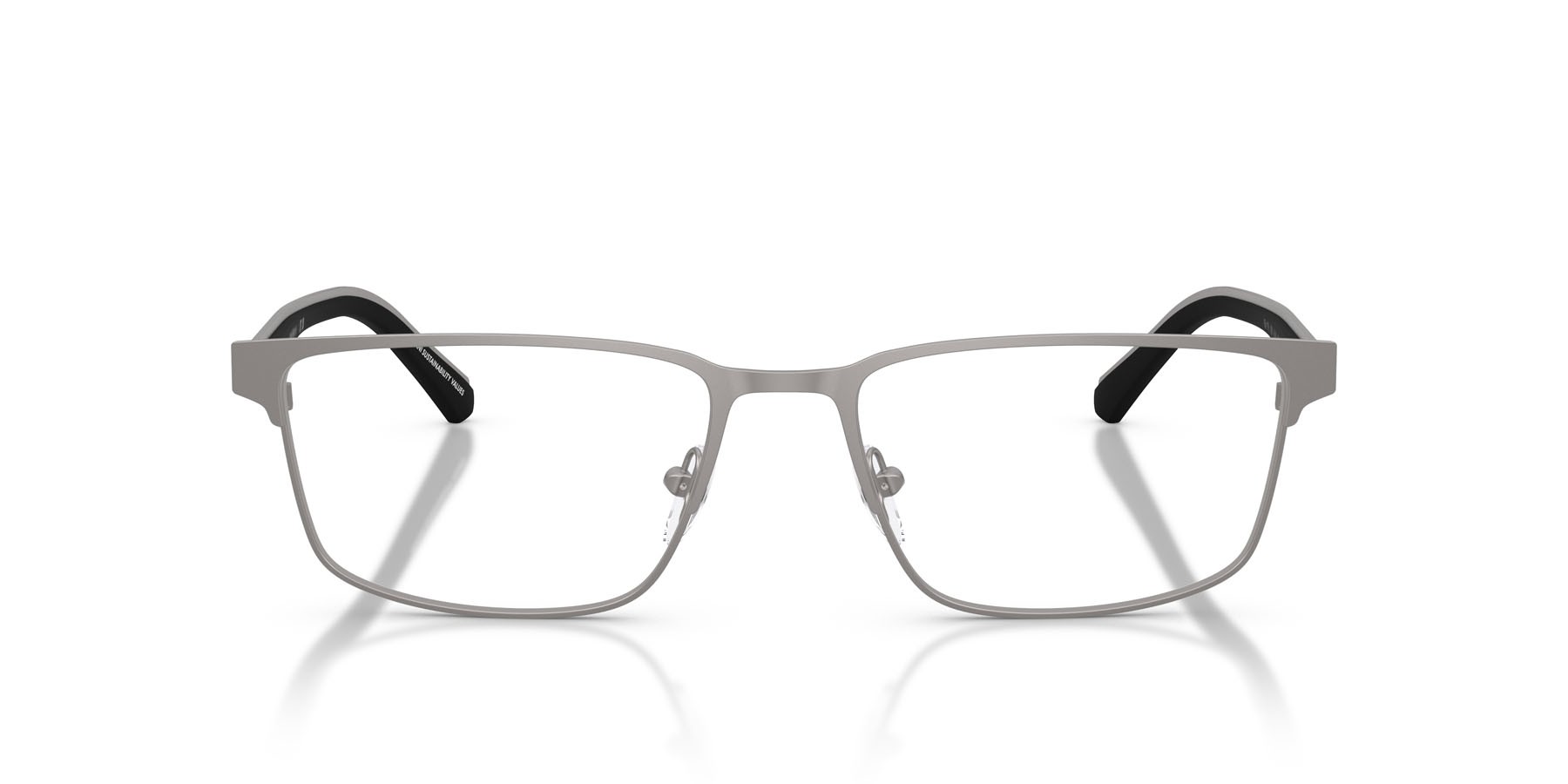 Occhiali da vista Emporio Armani EA 1175 (3003) colore gunmetal opaco forma rettangolare lenti lente demo