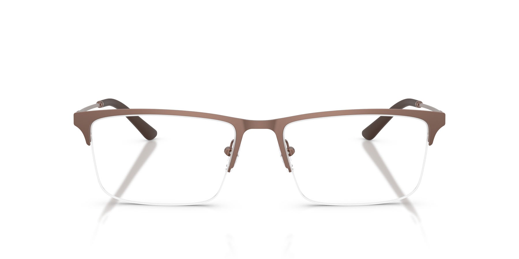 Occhiali da vista Emporio Armani EA 1177 (3006) colore bronzo opaco forma rettangolare lenti lente demo