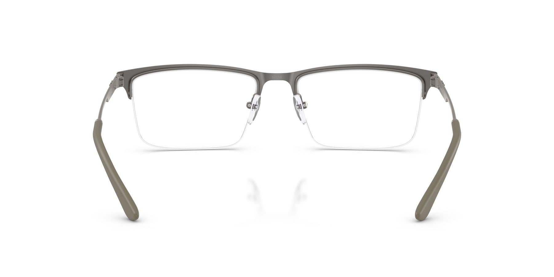 Occhiali da vista Emporio Armani EA 1177 (3425) colore grigio opaco forma rettangolare lenti lente demo