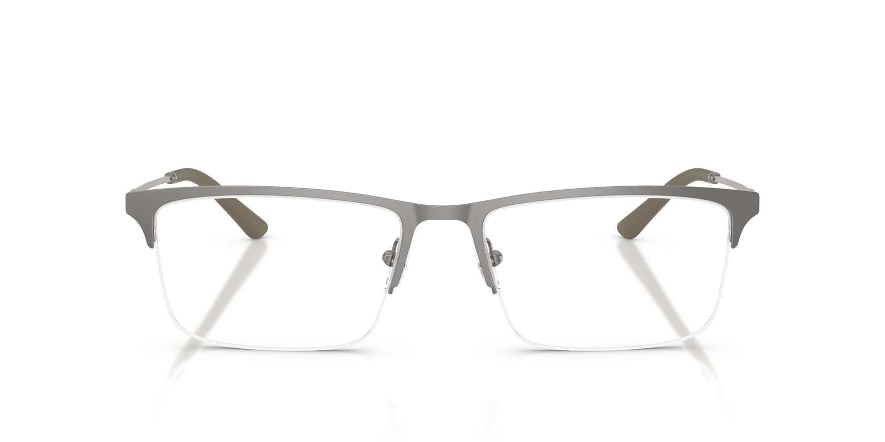 Occhiali da vista Emporio Armani EA 1177 (3425) colore grigio opaco forma rettangolare lenti lente demo