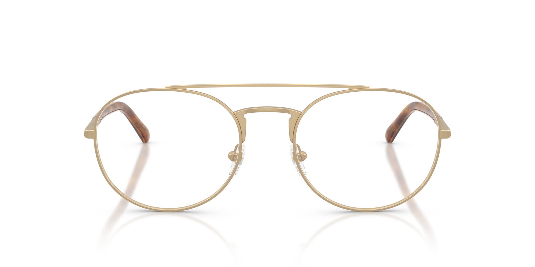 Occhiali da vista Emporio Armani EA 1178 (3002) colore oro pallido opaco forma aviator lenti lente demo