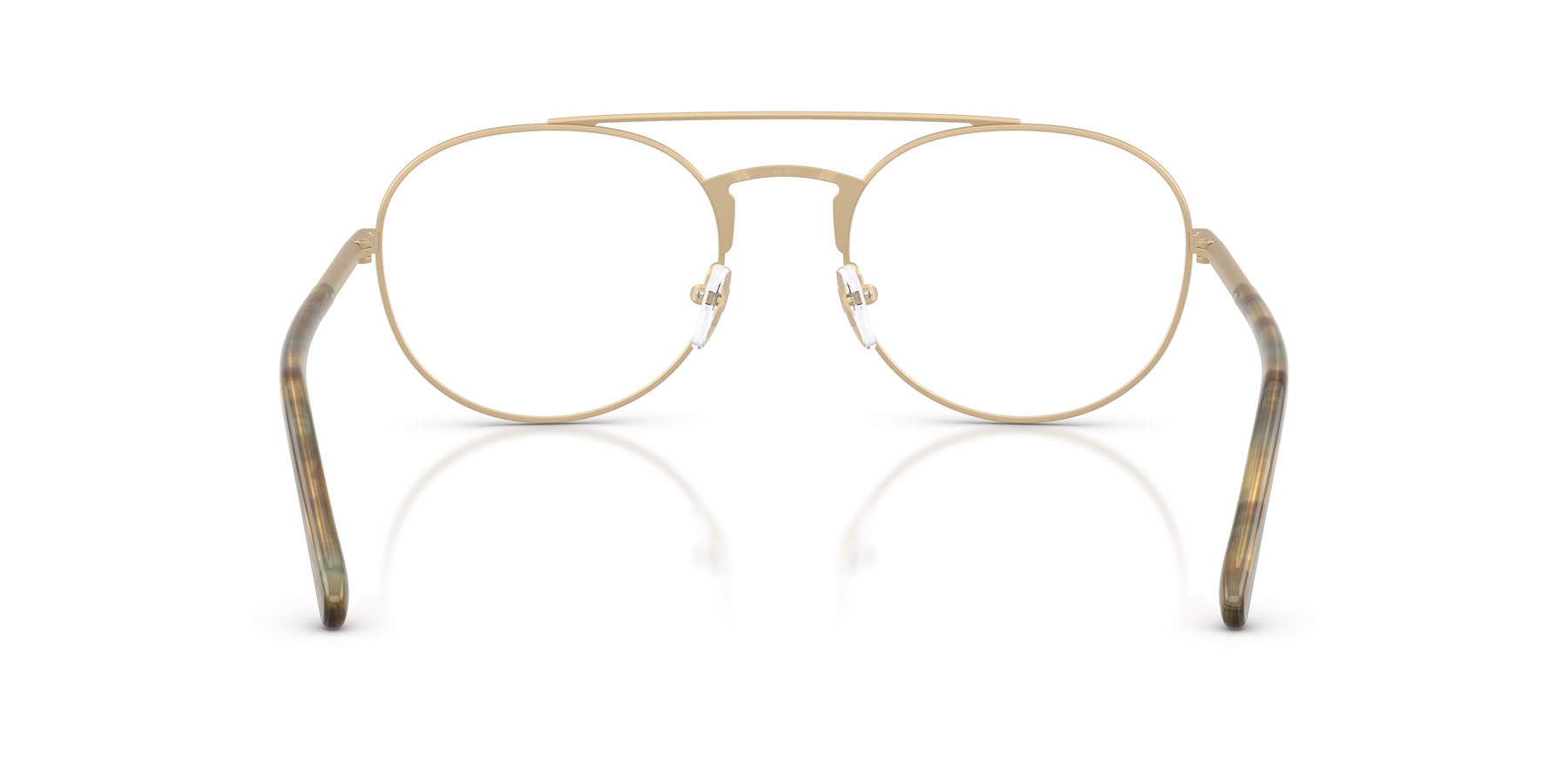 Occhiali da vista Emporio Armani EA 1178 (3422) colore oro pallido opaco forma aviator lenti lente demo