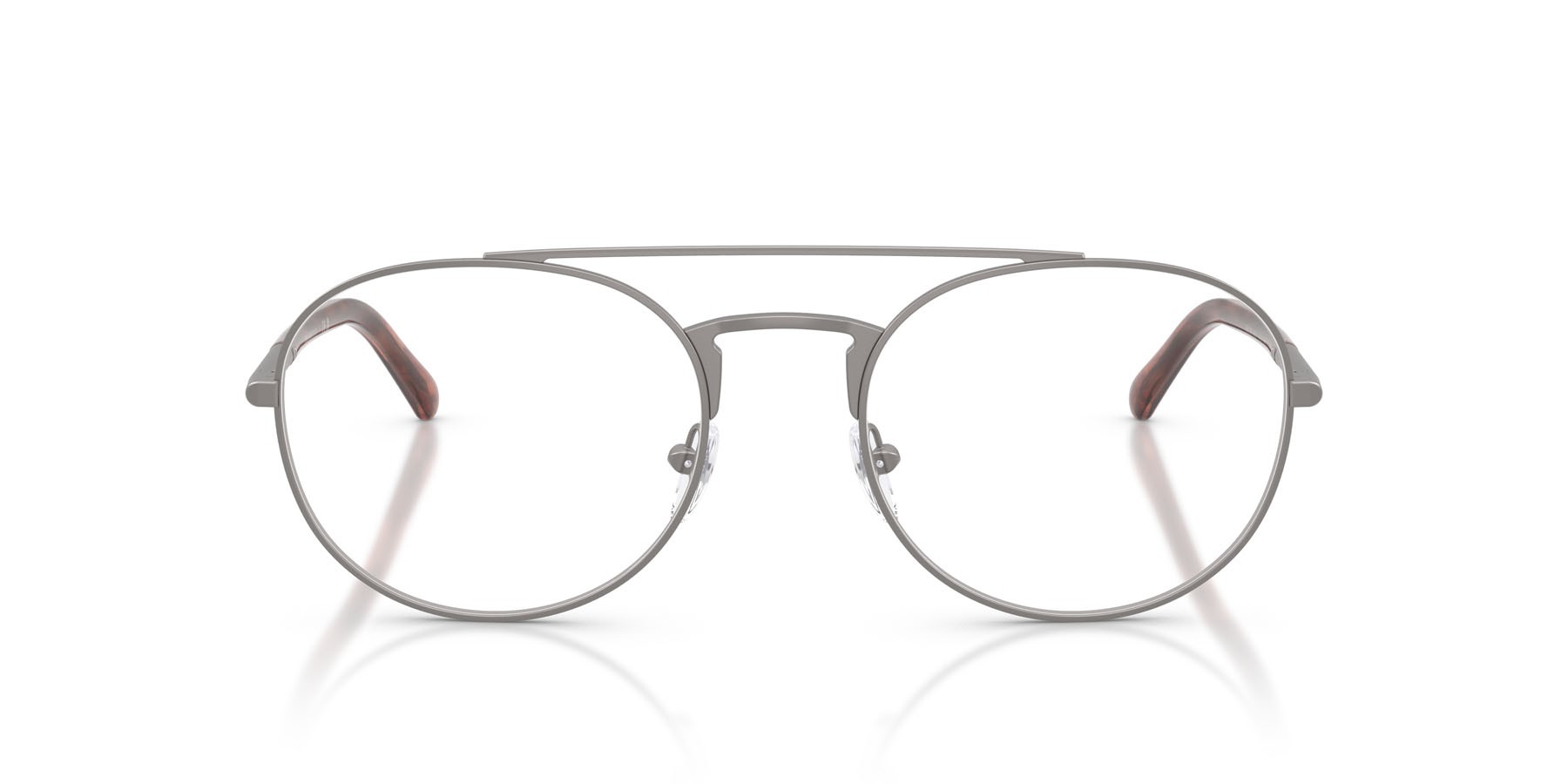 Occhiali da vista Emporio Armani EA 1178 (3423) colore gunmetal opaco forma aviator lenti lente demo