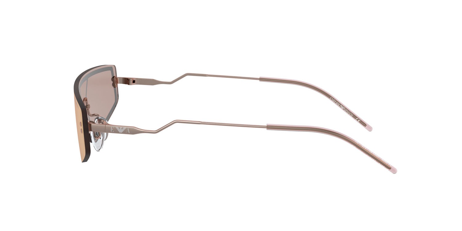 Sonnenbrillen Emporio Armani EA 2092 (32967J) farbe rose gold lucido form rechteckig gläser oro rose a specchio