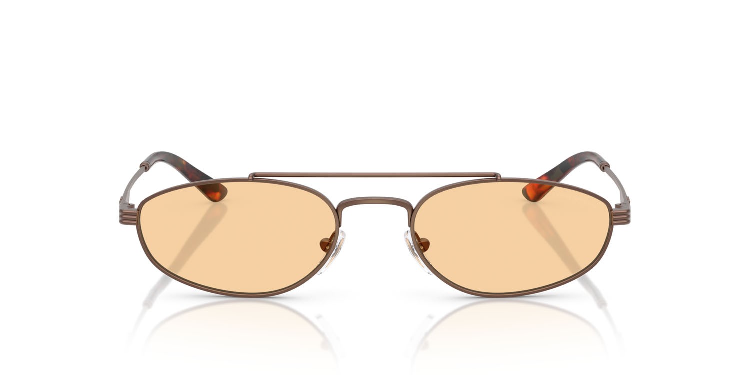 Sonnenbrillen Emporio Armani EA 2157 (3006/7) farbe bronzo opaco form aviator gläser arancione