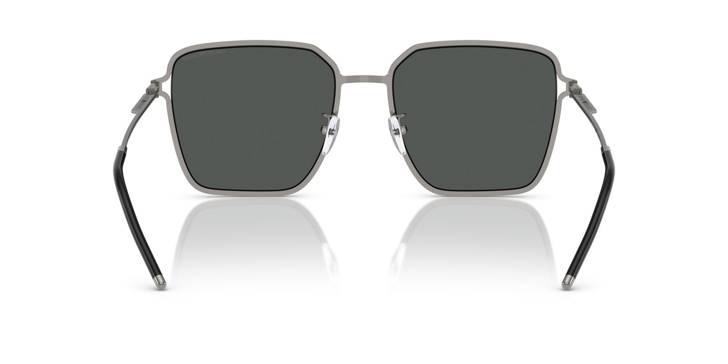 Sunglasses Emporio Armani EA 2159D (301487) color gunmetal lucido/nero shape square lenses grigio scuro
