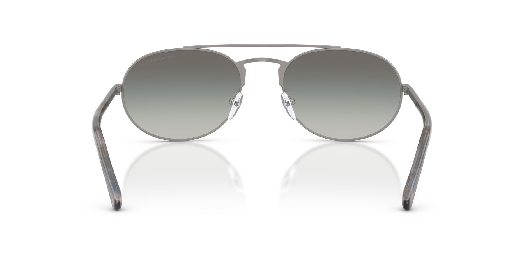 Occhiali da sole Emporio Armani EA 2171 (300311) colore gunmetal opaco forma aviator lenti grigio sfumato