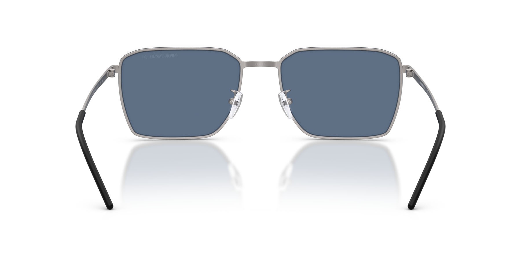 Occhiali da sole Emporio Armani EA 2172D (300380) colore gunmetal opaco forma quadrato lenti blu scuro