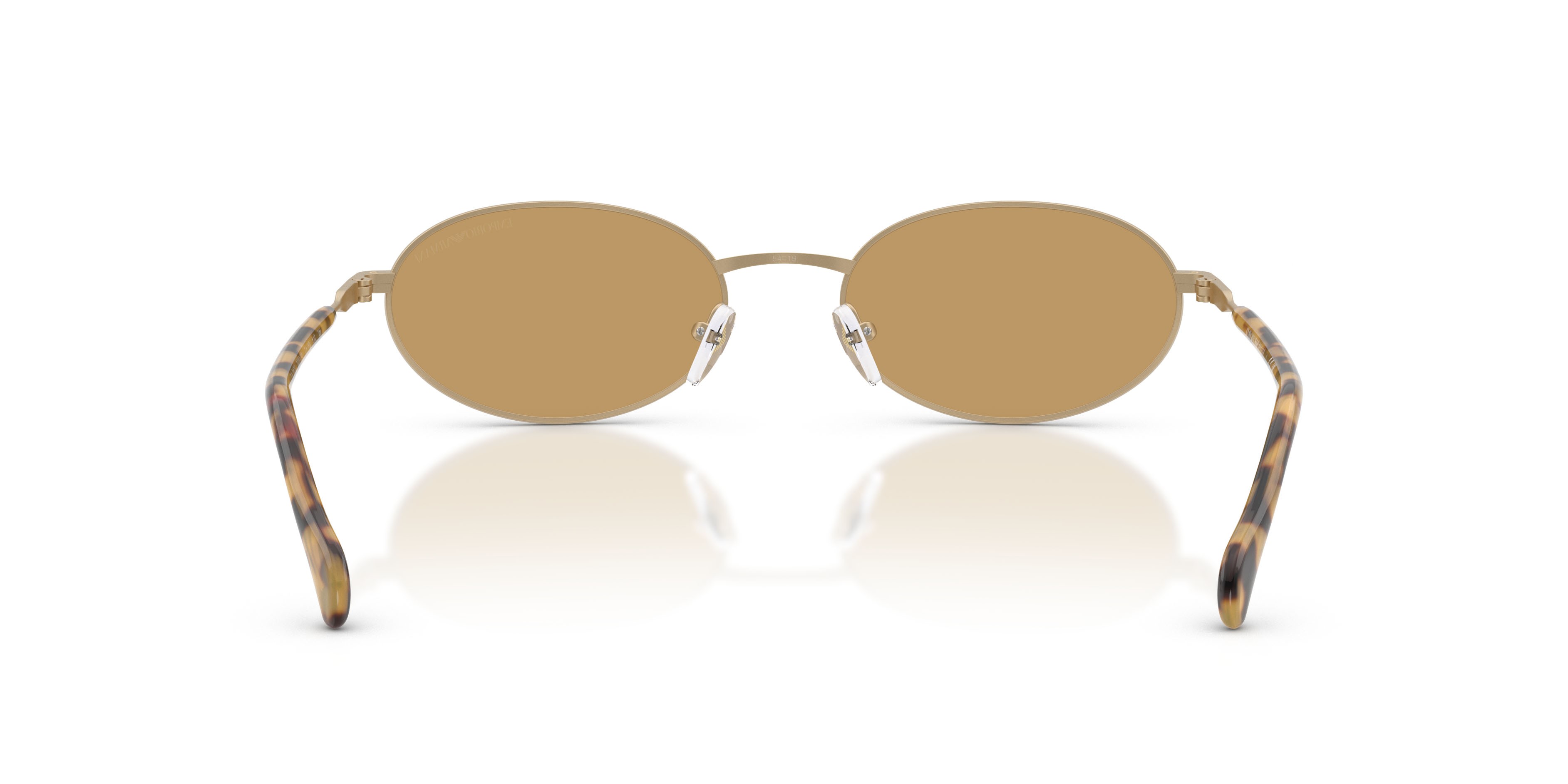 Occhiali da sole Emporio Armani EA 2175 (300273) colore oro pallido opaco forma ovale lenti marrone
