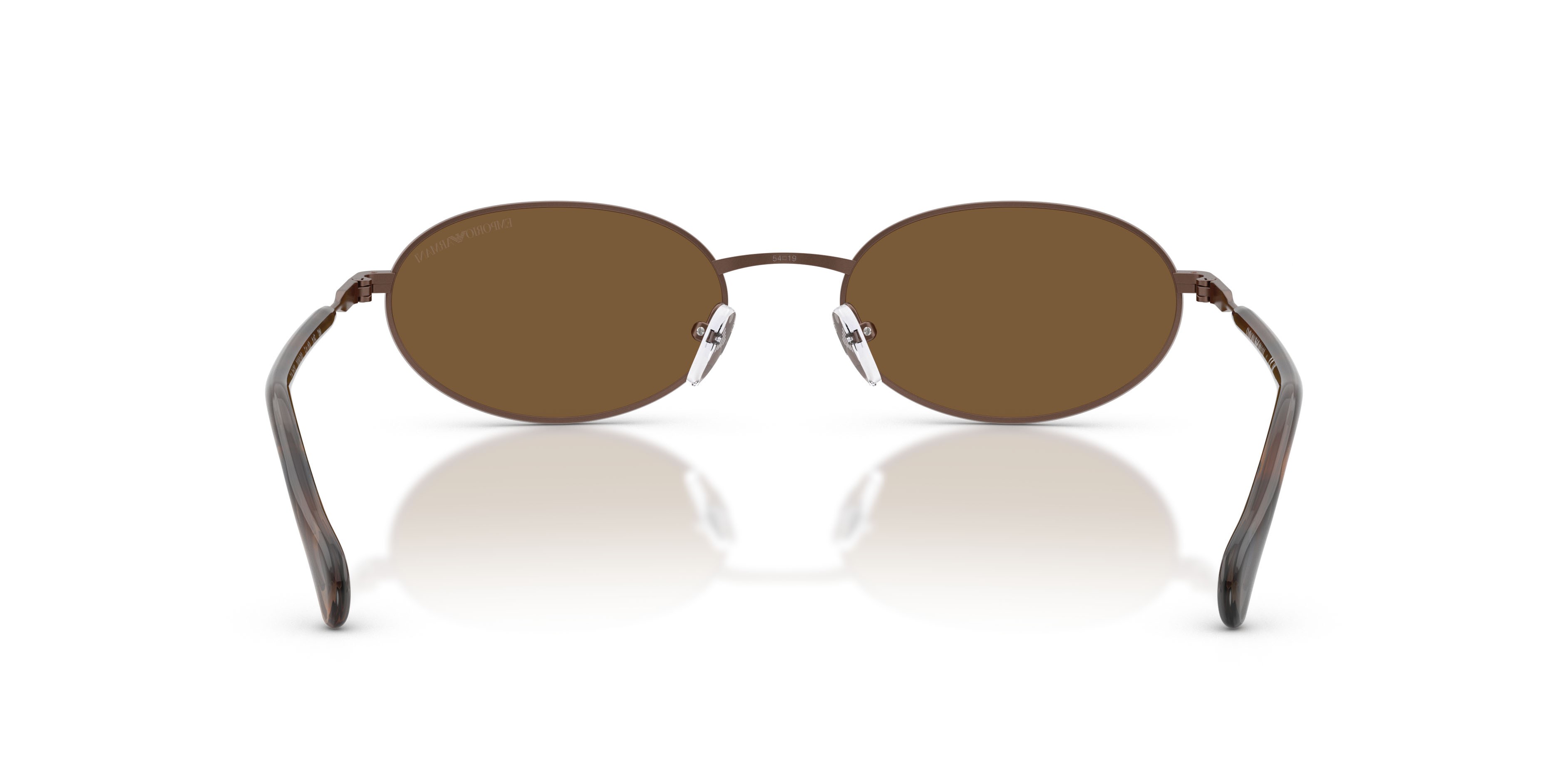 Occhiali da sole Emporio Armani EA 2175 (300693) colore bronzo opaco forma ovale lenti marrone