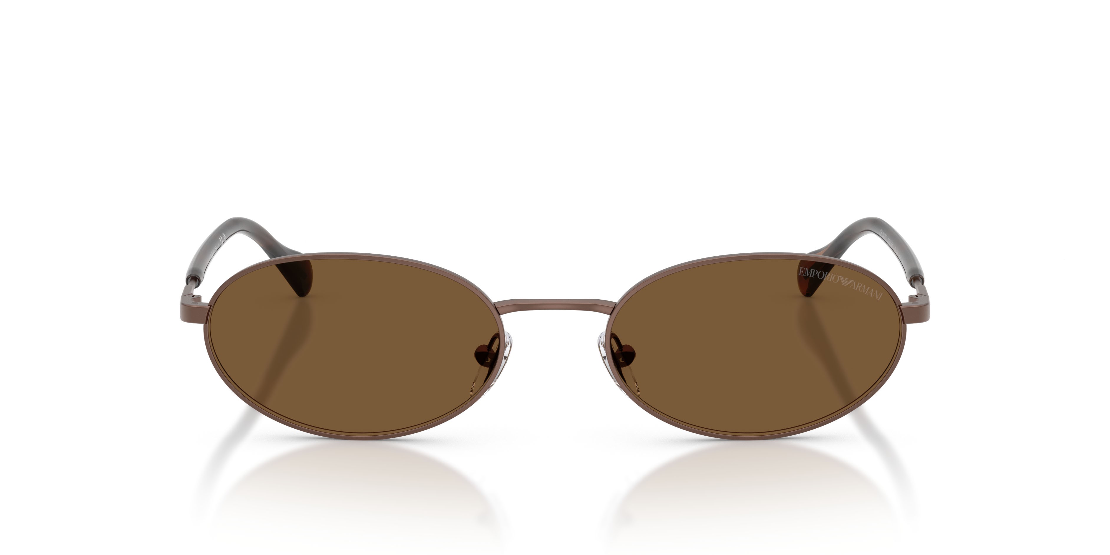 Occhiali da sole Emporio Armani EA 2175 (300693) colore bronzo opaco forma ovale lenti marrone