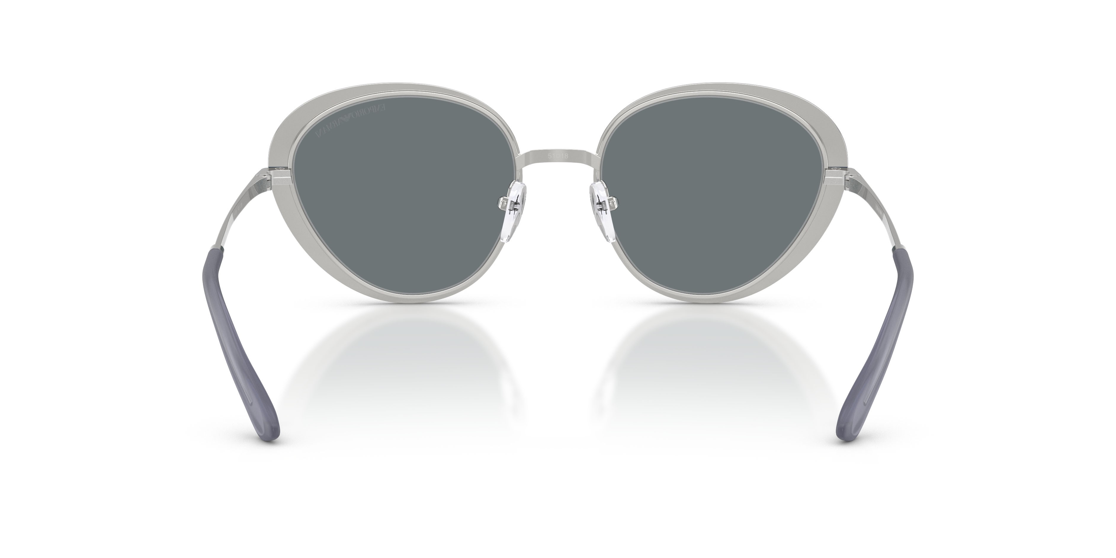 Sunglasses Emporio Armani EA 2177 (344280) color blu opaco shape irregular lenses blu scuro