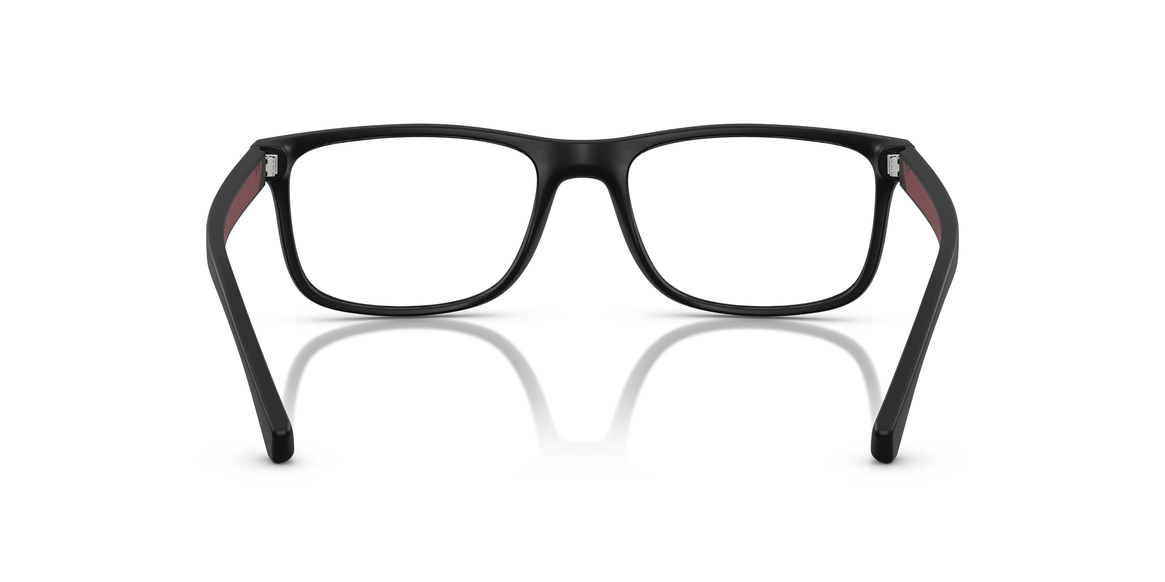 Occhiali da vista Emporio Armani EA 3147 (5009) colore nero opaco forma rettangolare lenti lente demo