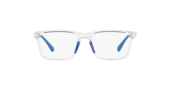 Brillen Emporio Armani EA 3203 (5893) farbe cristallo form quadratisch gläser lente demo