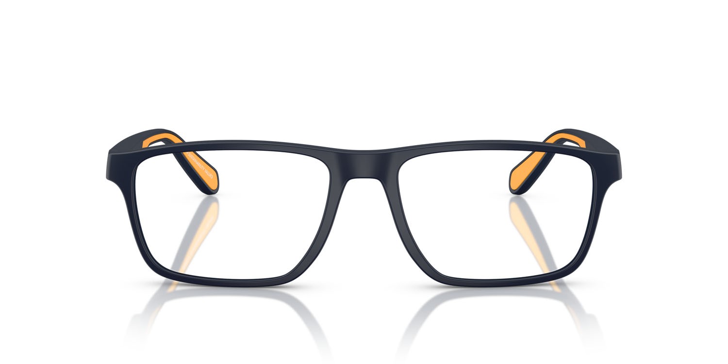 Occhiali da vista Emporio Armani EA 3233 (5088) colore blu opaco forma rettangolare lenti lente demo