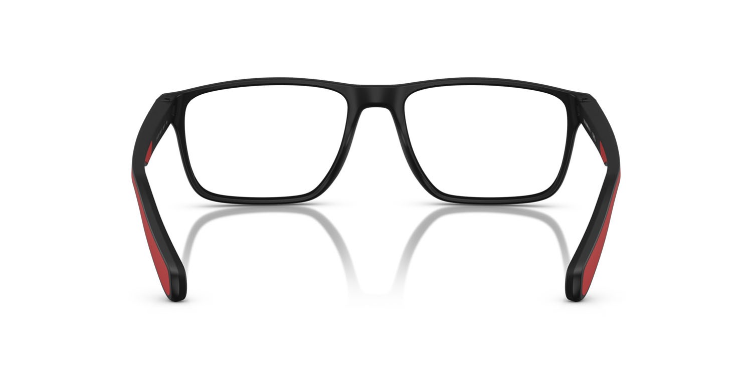 Occhiali da vista Emporio Armani EA 3233 (5997) colore nero opaco forma rettangolare lenti lente demo