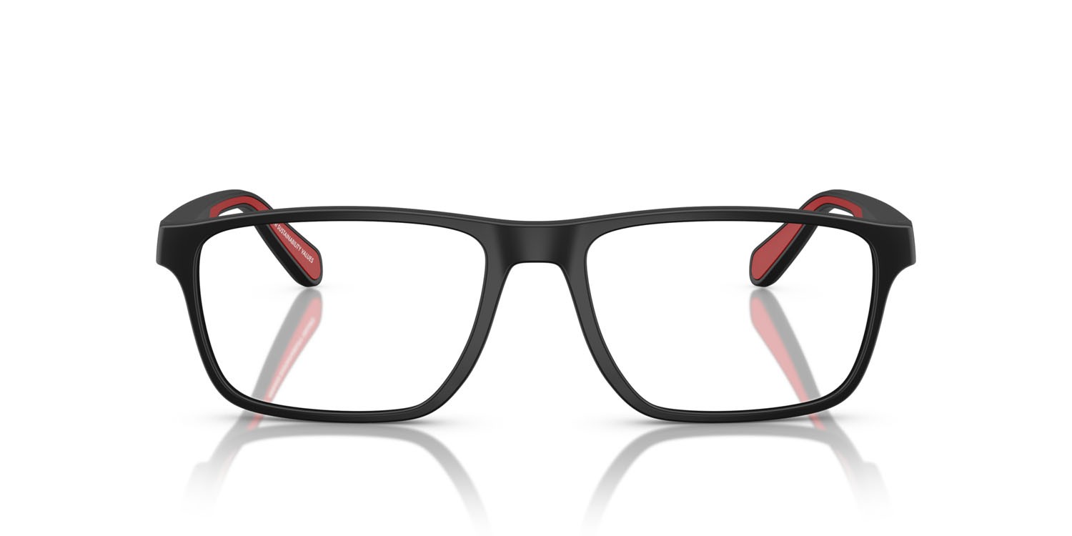 Occhiali da vista Emporio Armani EA 3233 (5997) colore nero opaco forma rettangolare lenti lente demo