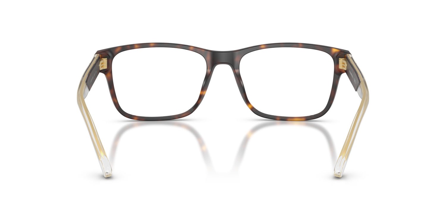 Occhiali da vista Emporio Armani EA 3239 (5002) colore havana opaco forma rettangolare lenti lente demo