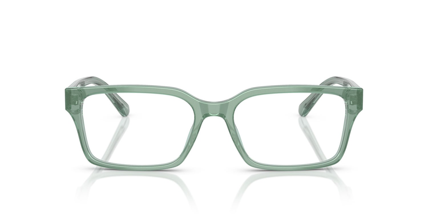 Occhiali da vista Emporio Armani EA 3244 (6176) colore verde iridescente forma rettangolare lenti lente demo