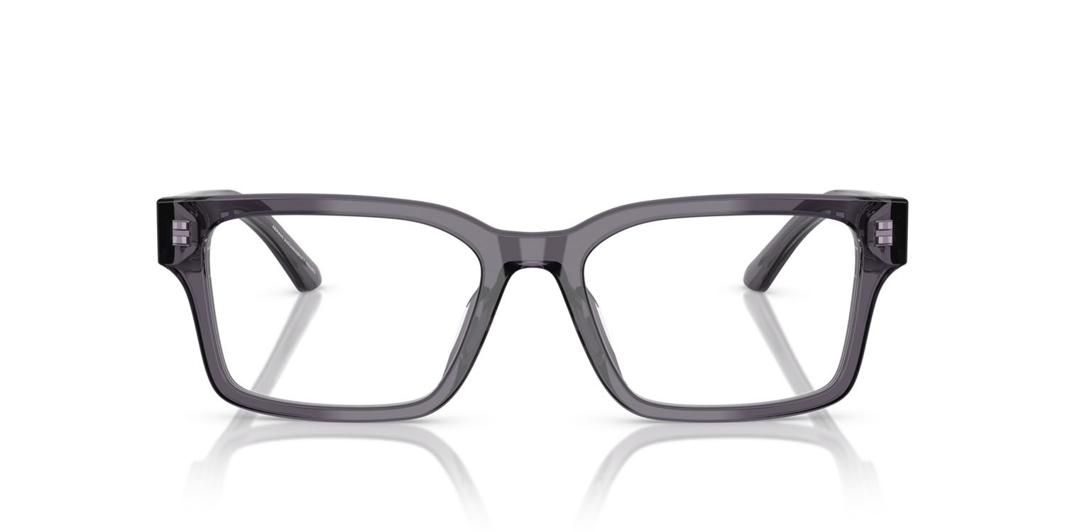 Eyeglasses Emporio Armani EA 3245U (6106) color grigio trasparente shape rectangle lenses lente demo