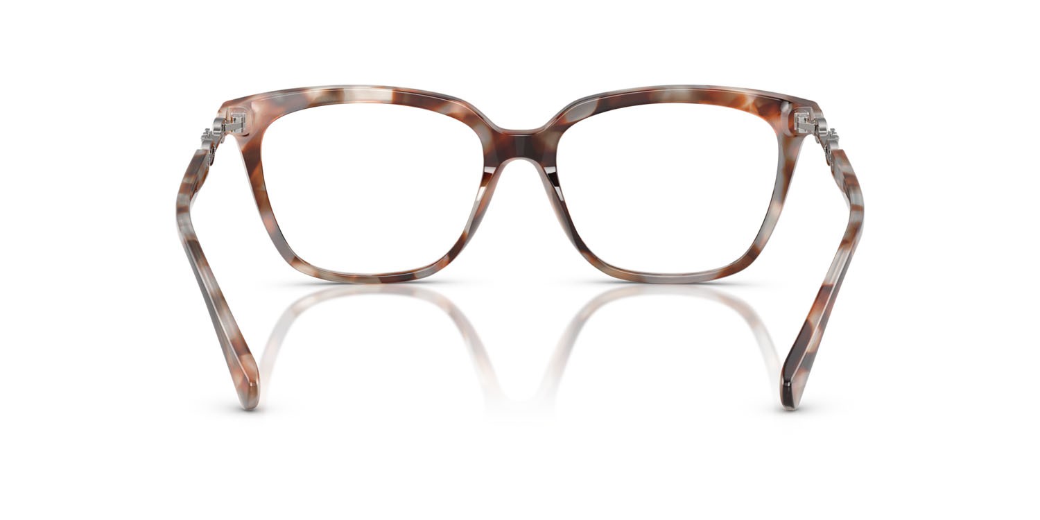 Occhiali da vista Emporio Armani EA 3248 (6195) colore grigio havana lucido forma cat eye lenti lente demo