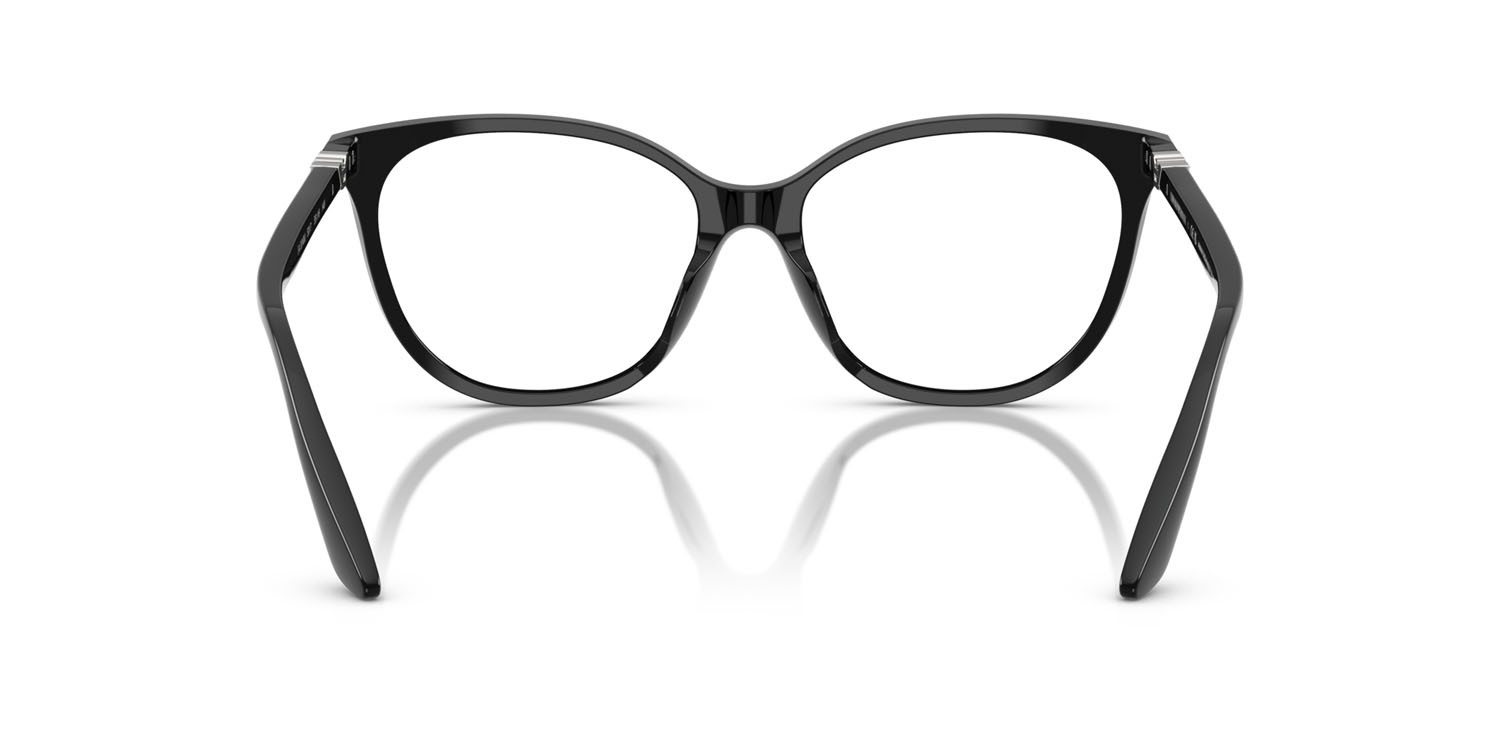 Eyeglasses Emporio Armani EA 3249U (5017) color nero lucido shape cat eye lenses lente demo