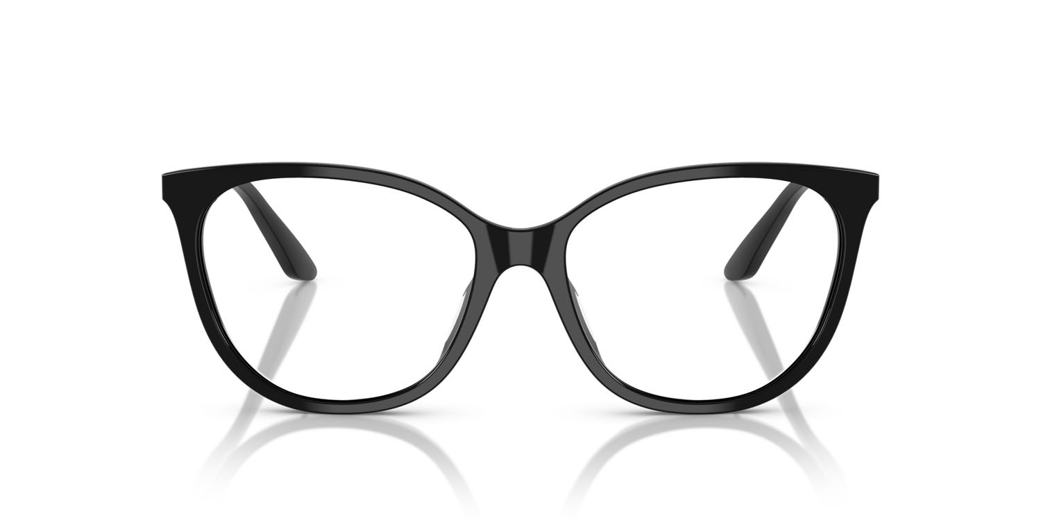 Eyeglasses Emporio Armani EA 3249U (5017) color nero lucido shape cat eye lenses lente demo