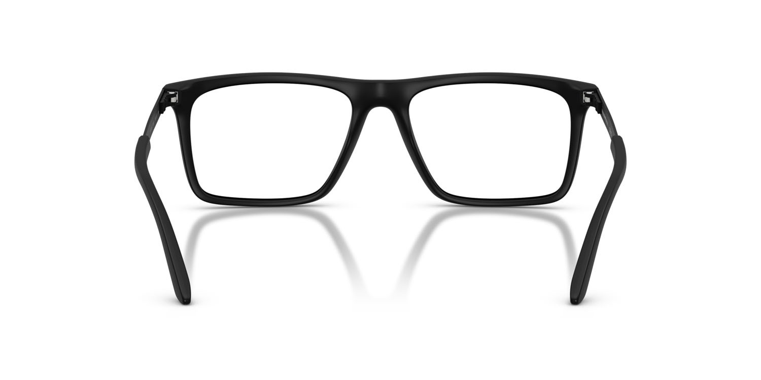 Occhiali da vista Emporio Armani EA 3253 (5001) colore nero opaco forma quadrato lenti lente demo