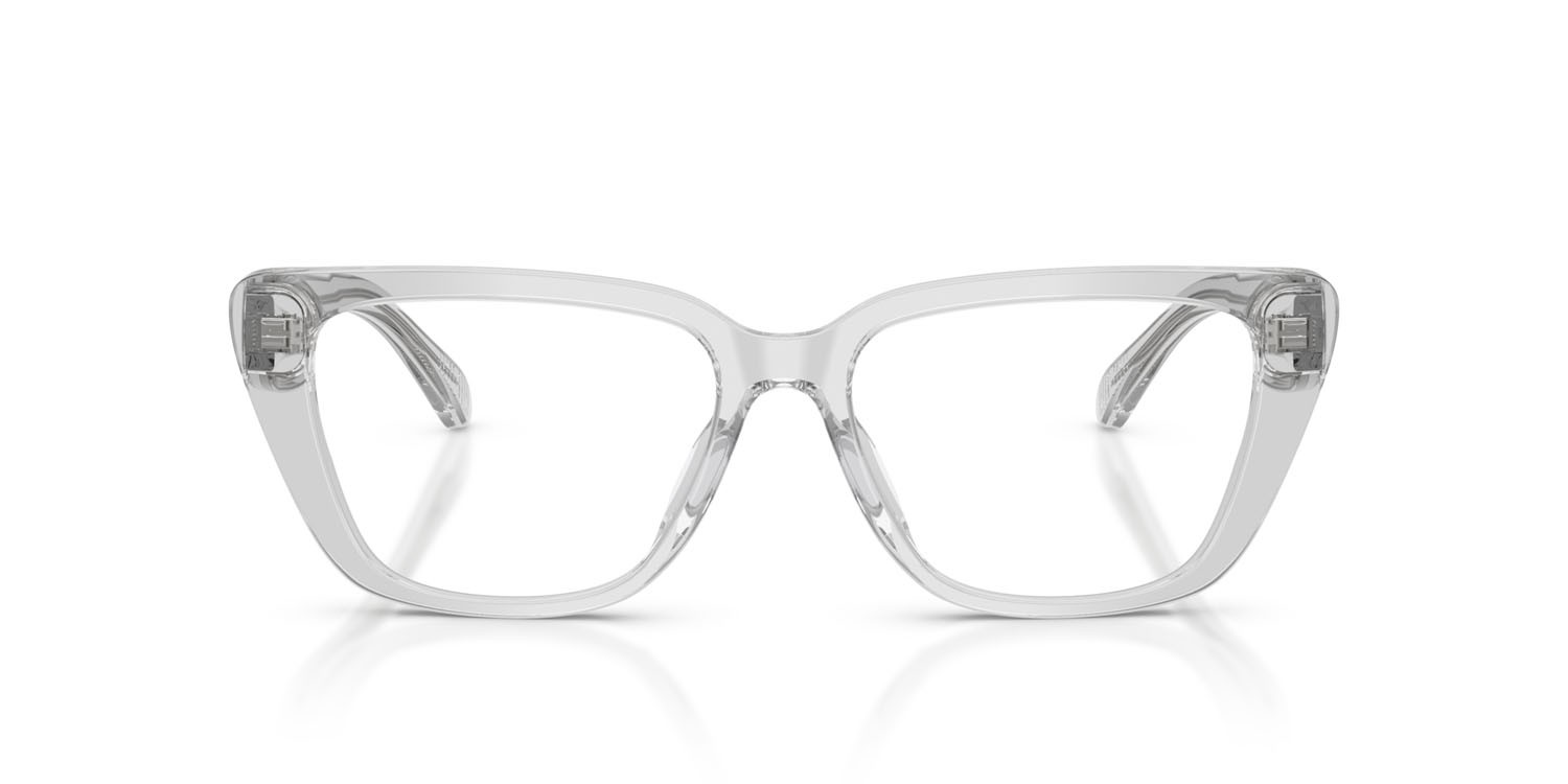 Occhiali da vista Emporio Armani EA 3256U (6250) colore crystal brillante forma cat eye lenti lente demo