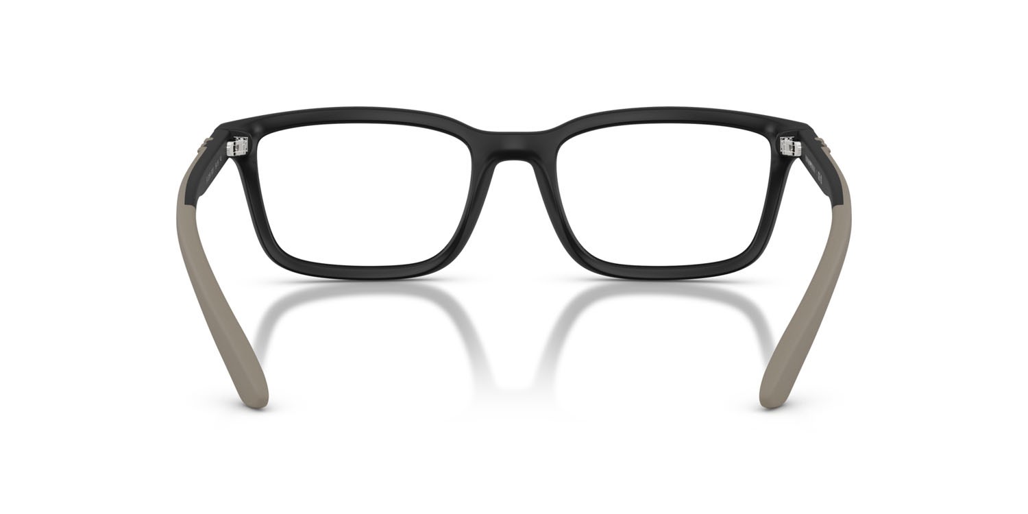 Occhiali da vista Emporio Armani EA 3259 (5001) colore nero opaco forma rettangolare lenti lente demo