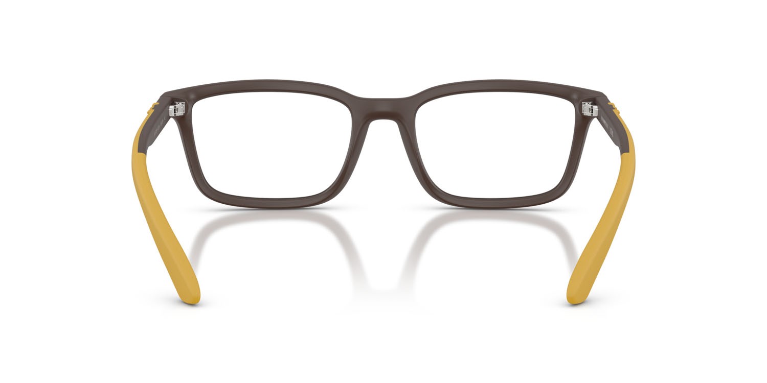 Occhiali da vista Emporio Armani EA 3259 (6258) colore marrone opaco forma rettangolare lenti lente demo