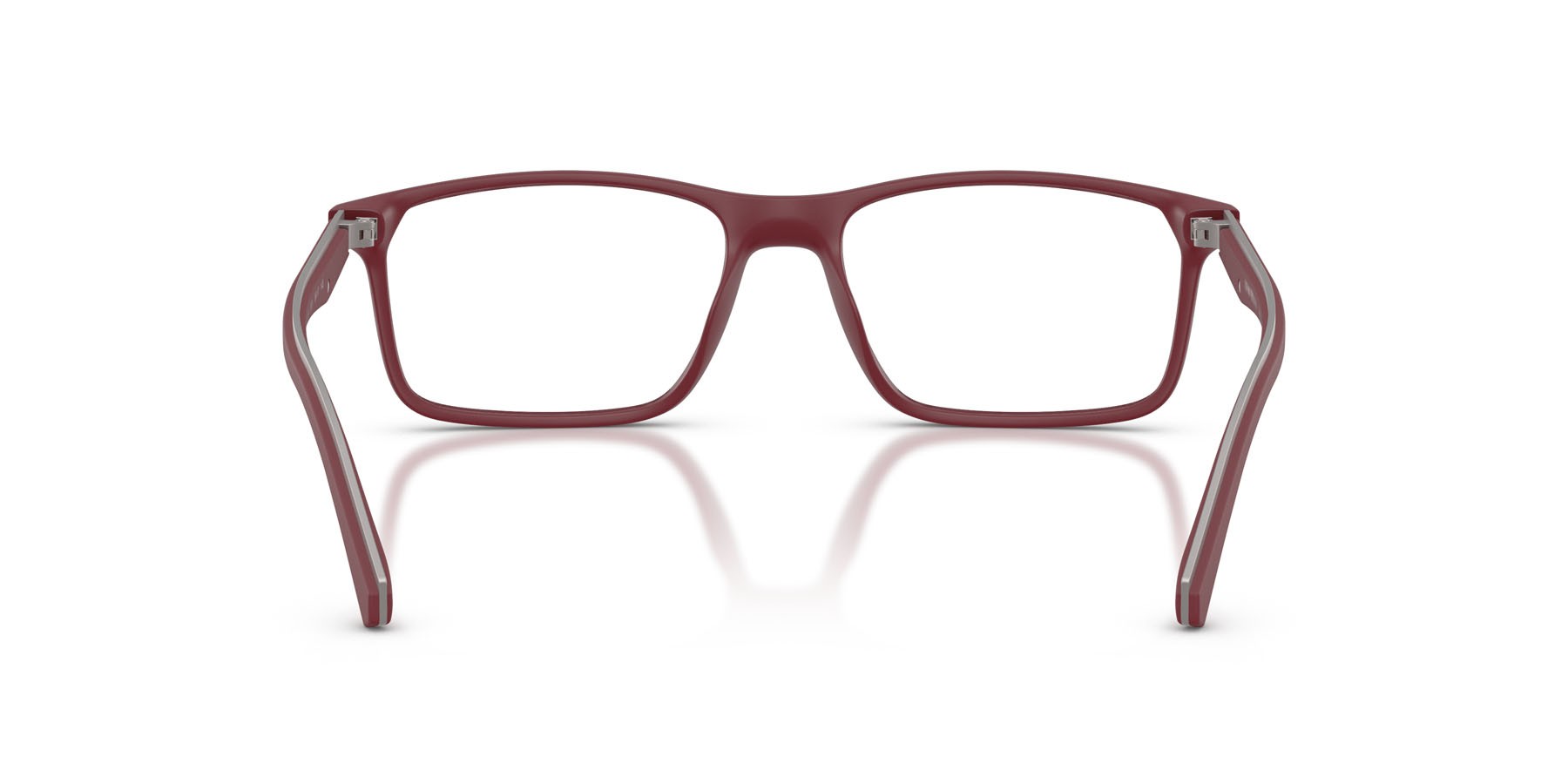 Occhiali da vista Emporio Armani EA 3266U (5261) colore bordeaux opaco forma quadrato lenti lente demo