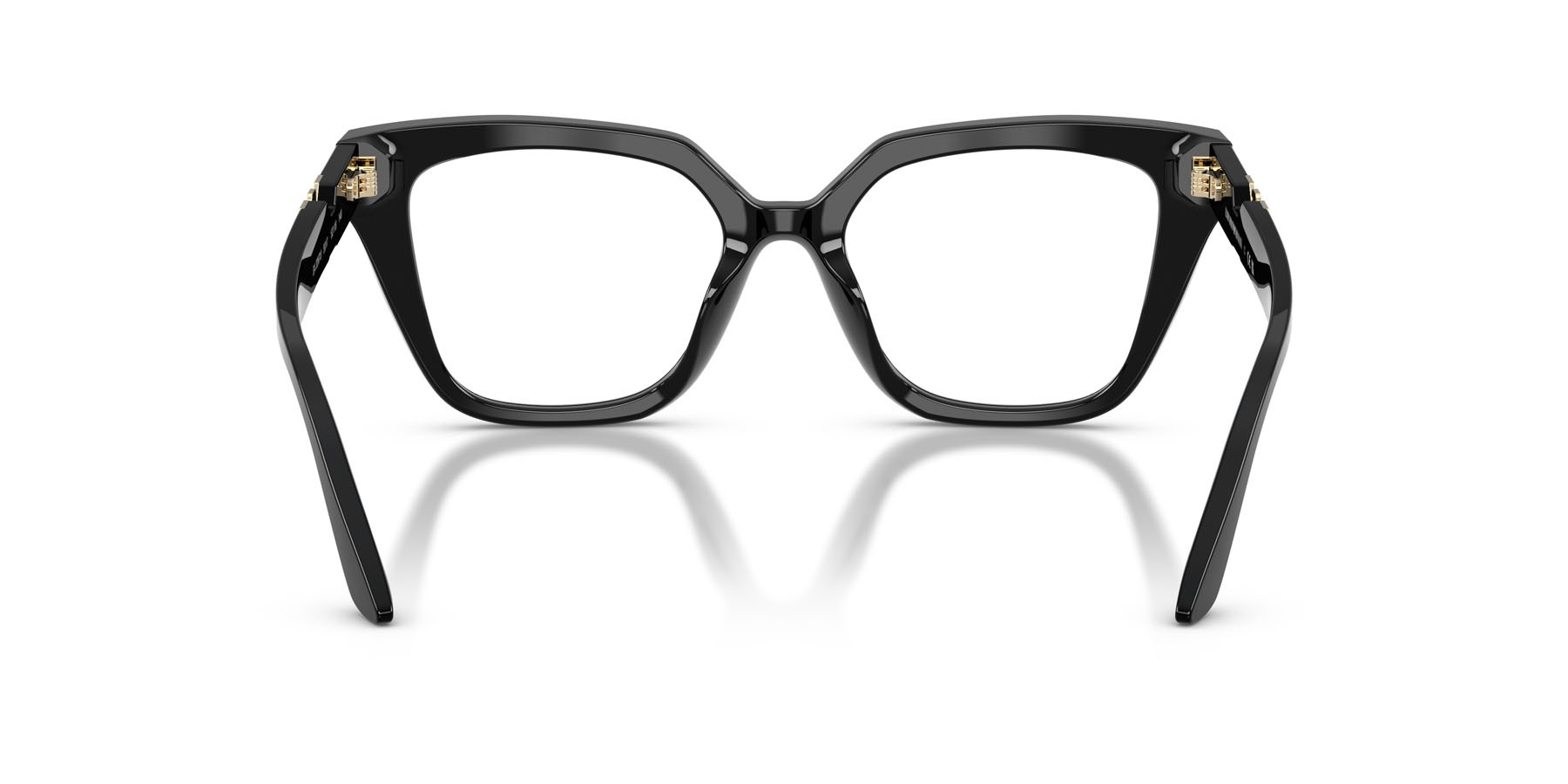 Eyeglasses Emporio Armani EA 3267U (5017) color nero lucido shape cat eye lenses lente demo