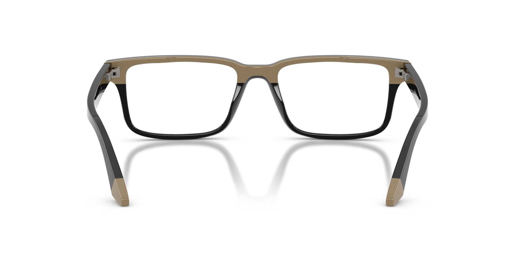Occhiali da vista Emporio Armani EA 3269 (6313) colore nero/beige forma rettangolare lenti lente demo