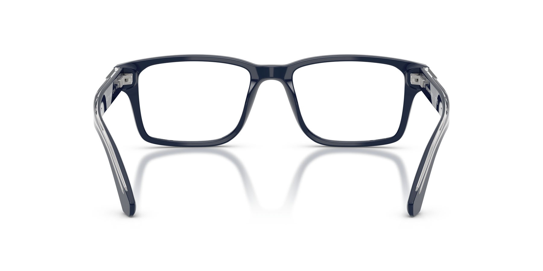Occhiali da vista Emporio Armani EA 3271 (6039) colore blu lucido forma rettangolare lenti lente demo