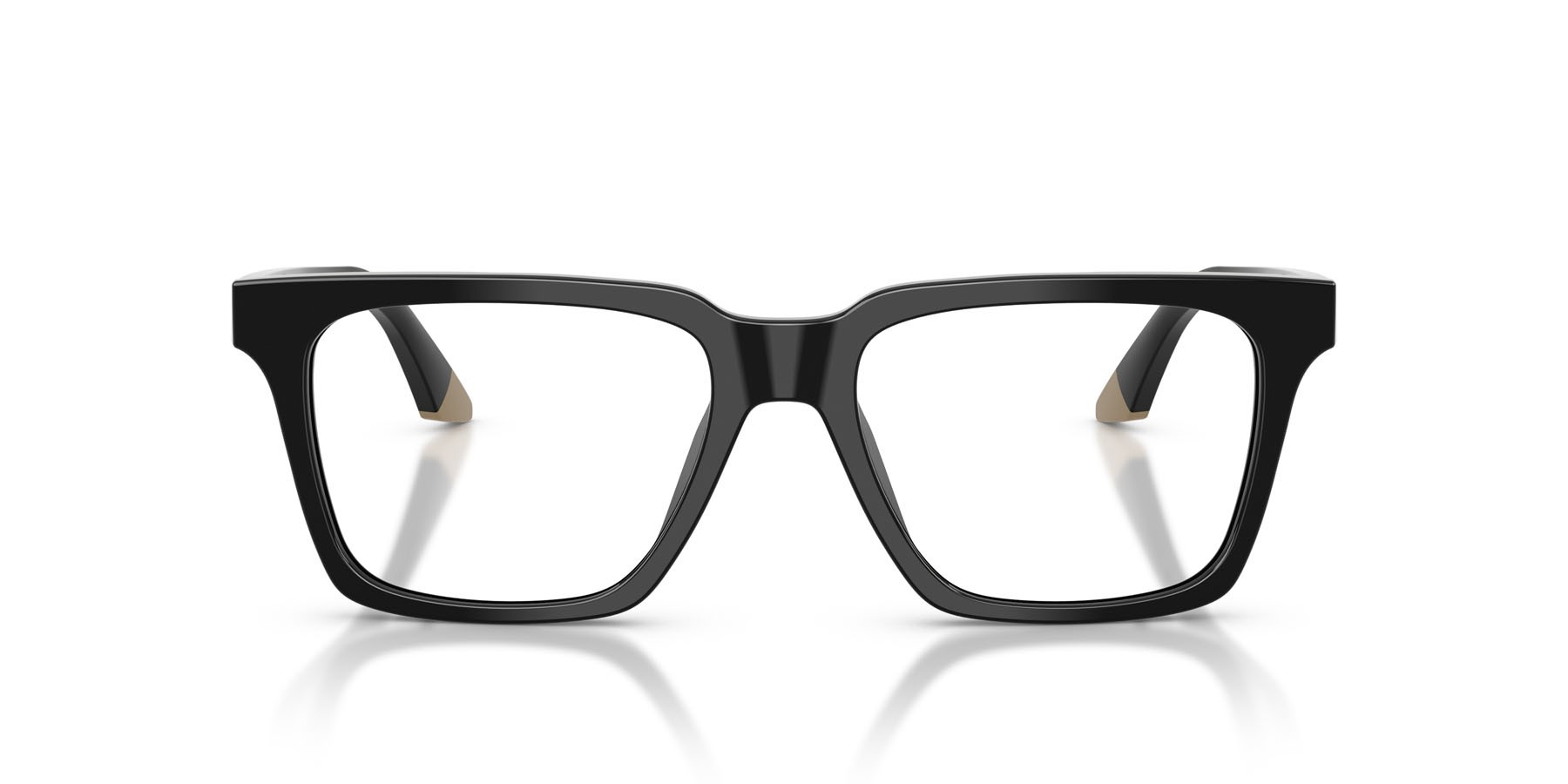 Occhiali da vista Emporio Armani EA 3272U (6313) colore nero/beige forma quadrato lenti lente demo