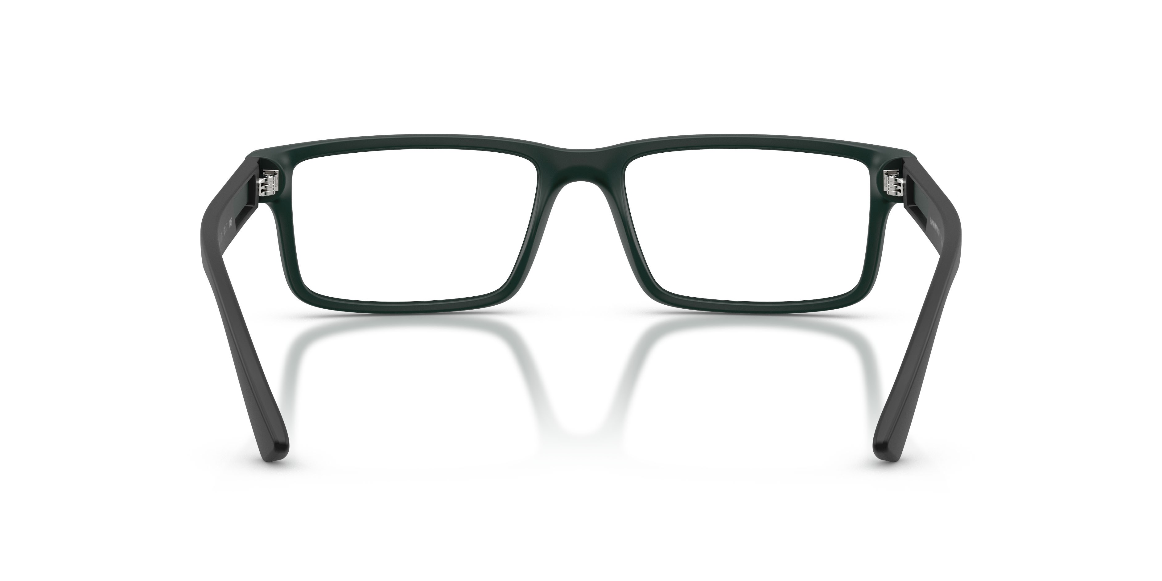 Occhiali da vista Emporio Armani EA 3278 (6370) colore matte petrol forma rettangolare lenti lente demo