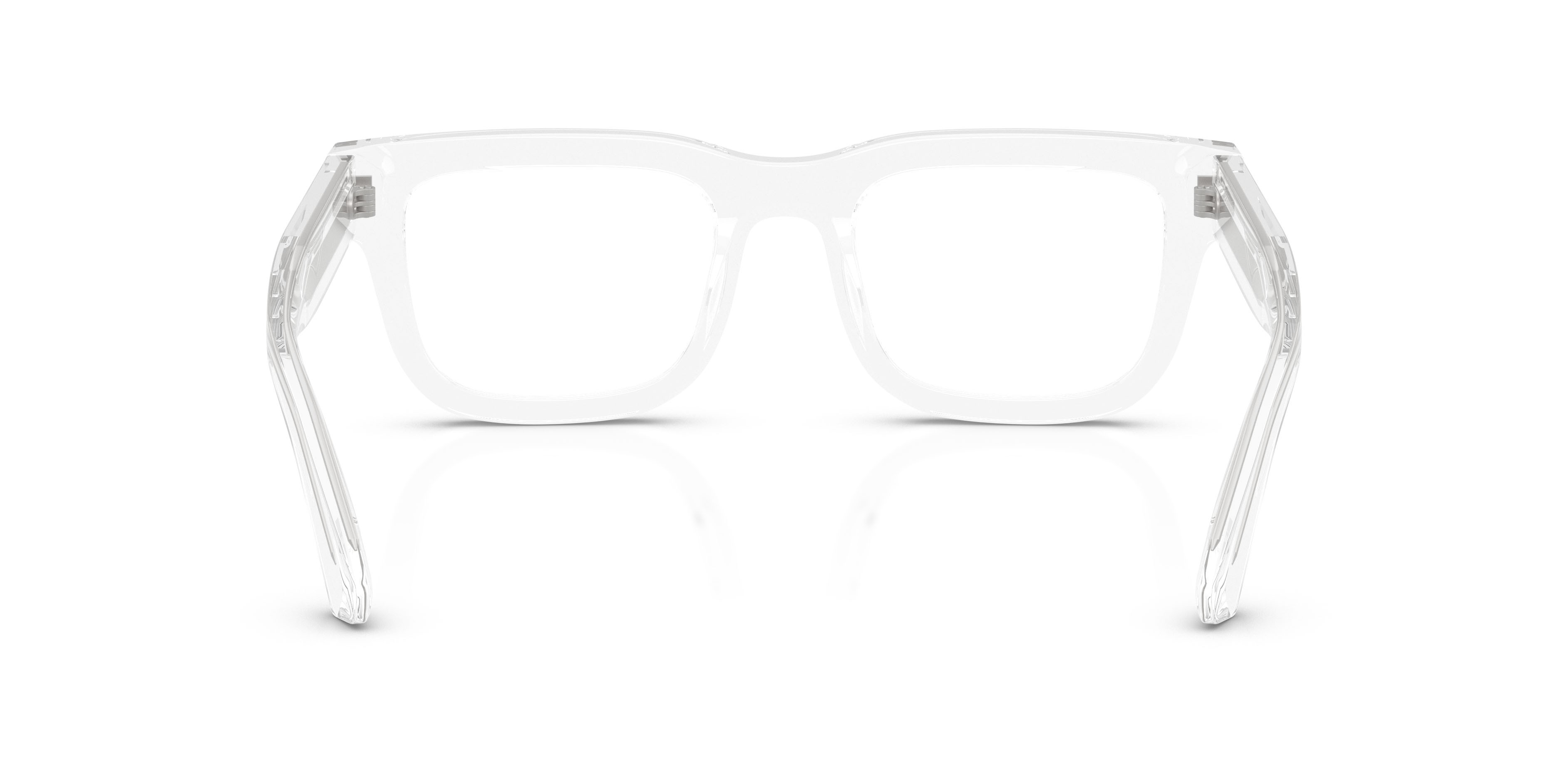 Occhiali da vista Emporio Armani EA 3279 (6344) colore crystal brillante forma quadrato lenti lente demo