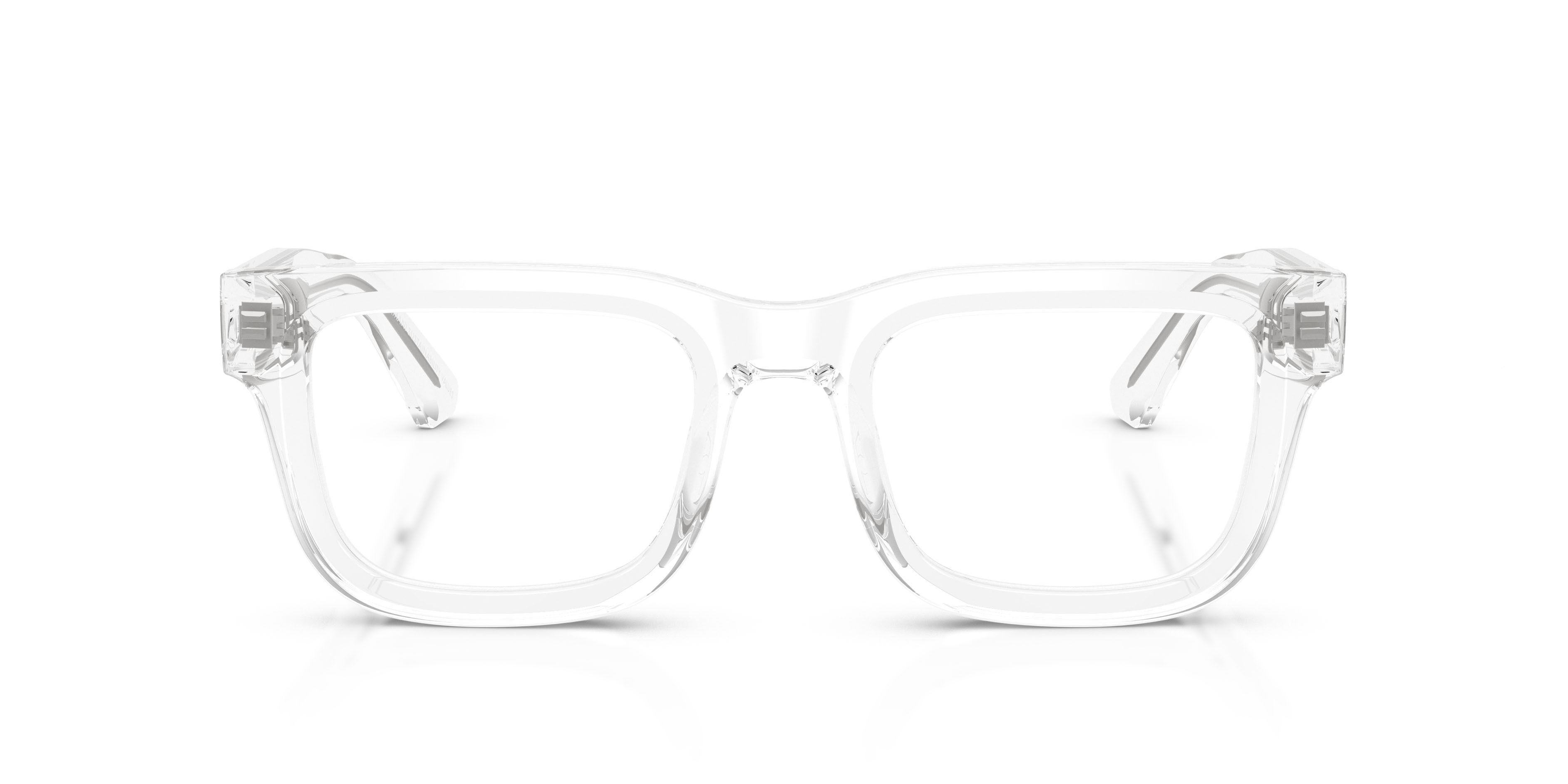 Occhiali da vista Emporio Armani EA 3279 (6344) colore crystal brillante forma quadrato lenti lente demo