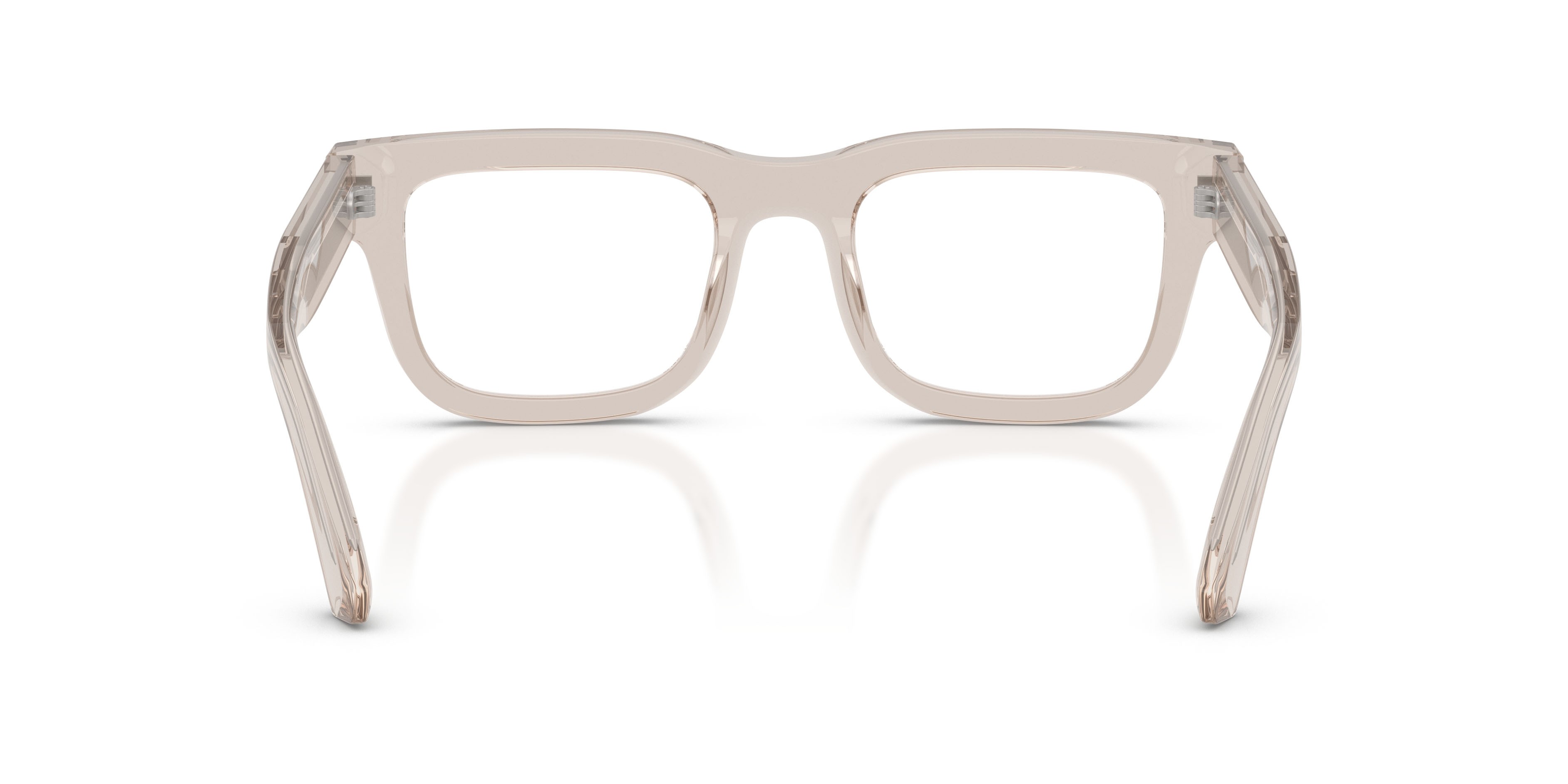 Occhiali da vista Emporio Armani EA 3279 (6363) colore tundra brillante trasparente forma quadrato lenti lente demo
